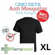 Camiseta antimosquitos stingbye camiseta manga corta  | talla xl | color negro